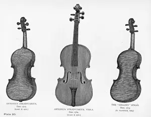 1762: Two violins and a viola by Stradivarius