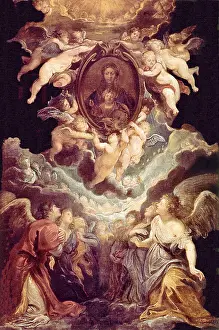 1608: The Virgin with Angels, by Rubens