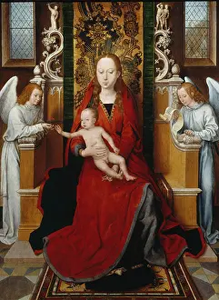 Virgin and Child with Two Angels