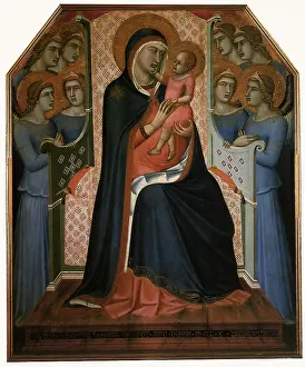Lorenzetti: The Virgin and Child with Angels