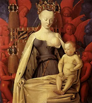 1455: Virgin, Child, Angels