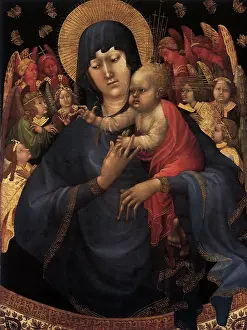 Malouel: Virgin and Child with Angels