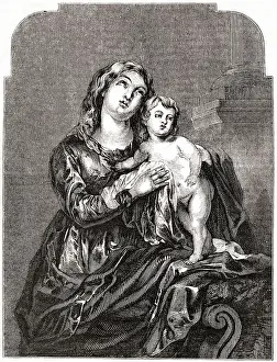 Antony: Virgin and Child, by Antony Van Dyck