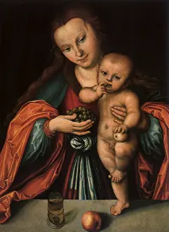 Cranach: The Virgin and Child, by Cranach
