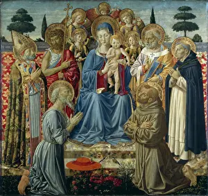 Benozzo: Virgin and Child Enthroned