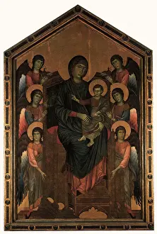 Gualtieri: Virgin and Child Enthroned, by Cimabue