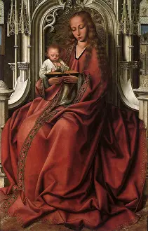 Enthroned: The Virgin and Child Enthroned, by Quentin Massys