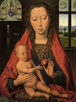 Props: The Virgin and Child, by Memling