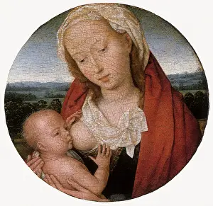 Breastfeeding: The Virgin and Child, by Memling