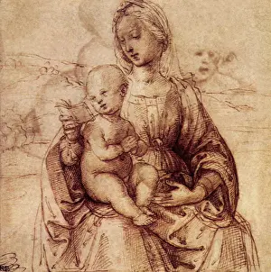 Marys: Virgin, Child Reading, by Raphael