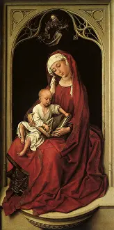 Robed: The Virgin and Child, by Rogier van der Weyden