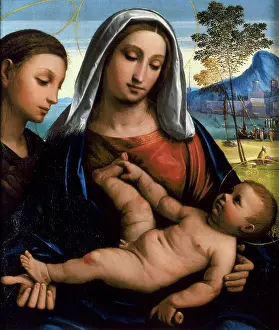 Giovan: Virgin with Child and Saint