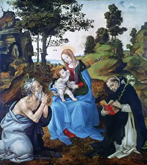 Lippi: The Virgin and Child with Saints Jerome and Dominic