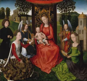 Lcgrfa1710: VIRGIN AND CHILD WITH ST. CATHERINE & BARBARA, by