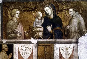 Assisi: Virgin and Child with St Francis and St John the