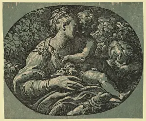 Chiaroscuro: The virgin, child and St. John