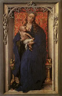 Weyden: The Virgin and Child Standing in a Niche, by Weyden