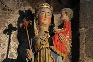 Samsons: Virgin and child statue, Cathedral Saint-Samson