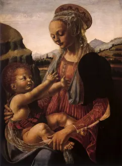 1460: The Virgin and Child, by Verrocchio