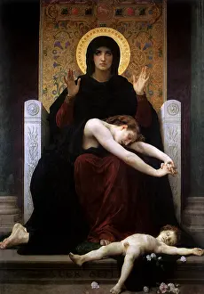 Grieving: Virgin of Consolation, by Bouguereau
