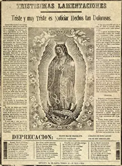 Guadalupe: The Virgin of Guadalupe, titled: Sorrowful ?