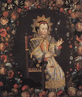 Spins: Virgin Mary as a Child
