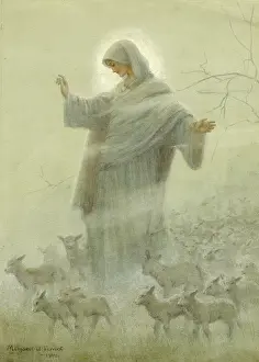 Ghostly: The Virgin Mary looking after her flock