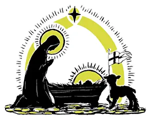 Paschal: Virgin Mary with Our Lord in a Manger