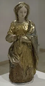 Neapolitan: Virgin Mary. Unknown Neapolitan artist. 17th century