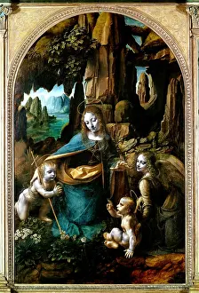 Halos: The Virgin of the Rocks, by Leonardo da Vinci