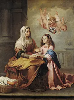 Bartolom: The Virgin and St Anne, by Murillo