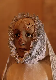 Blas: Virgin statue, Iglesia de San Blas, Anento, Aragon, Spain