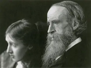 Woolf: Virginia Woolf with her Father