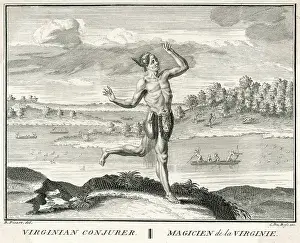 Shaman: A Virginian shaman, circa 1720