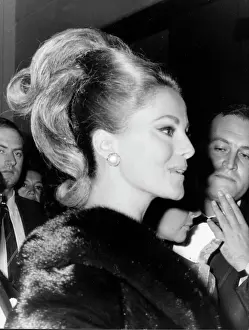 Sistina: Virna Lisi, actress, Silver Mask, Sistina Theatre, Rome