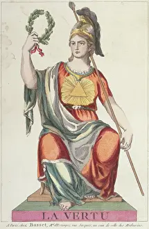 Virtue: Virtue. Anonymous Engraving. Paris, Musee