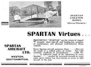 Simmond: Virtues Of The Simmonds Spartan Cirrus Light Aircraft