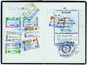 Passports: Visa for the Federal republic of Germany