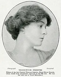 Widowed: Viscountess Ingestre, 1915