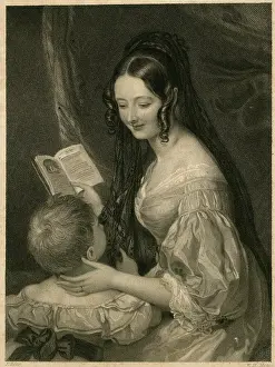 Augusta: Viscountess Valletort and her son