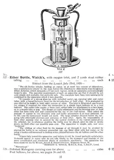 Inlet: VISICK'S ETHER BOTTLE