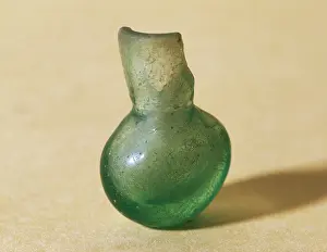 Relic: Visigothic Art. Spain. 6th-7th century. Glass container. Fro