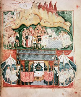 Sixth: Visigothic art. VI-VII century. ASHBURNHAM OR TOURS Pentateu