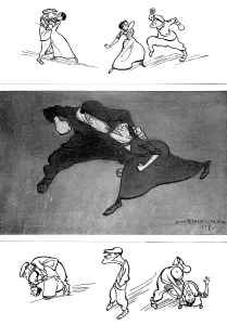 Reenact: A Vision of the Apache Dance by H M Bateman