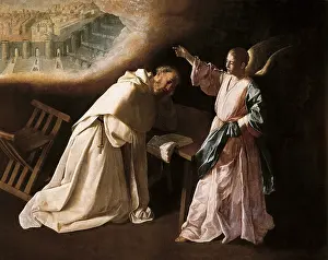 Zurbaran: Vision of St Peter Nolasco, by Zurbaran