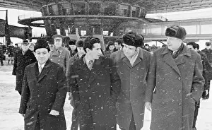 Sheremetyevo: Visit of A. Dzhelluda to USSR