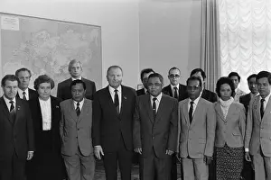 Kampuchea: Visit of the delegation of the National Assembly