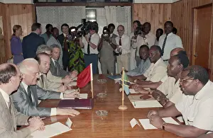 Shevardnadze: The visit of E. A. Shevardnadze in Tanzania