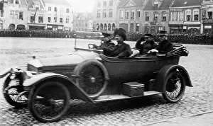 Saxe: Visit of the English King in Belgium