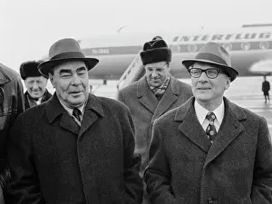 Brezhnev: Visit of Erich Honecker to USSR